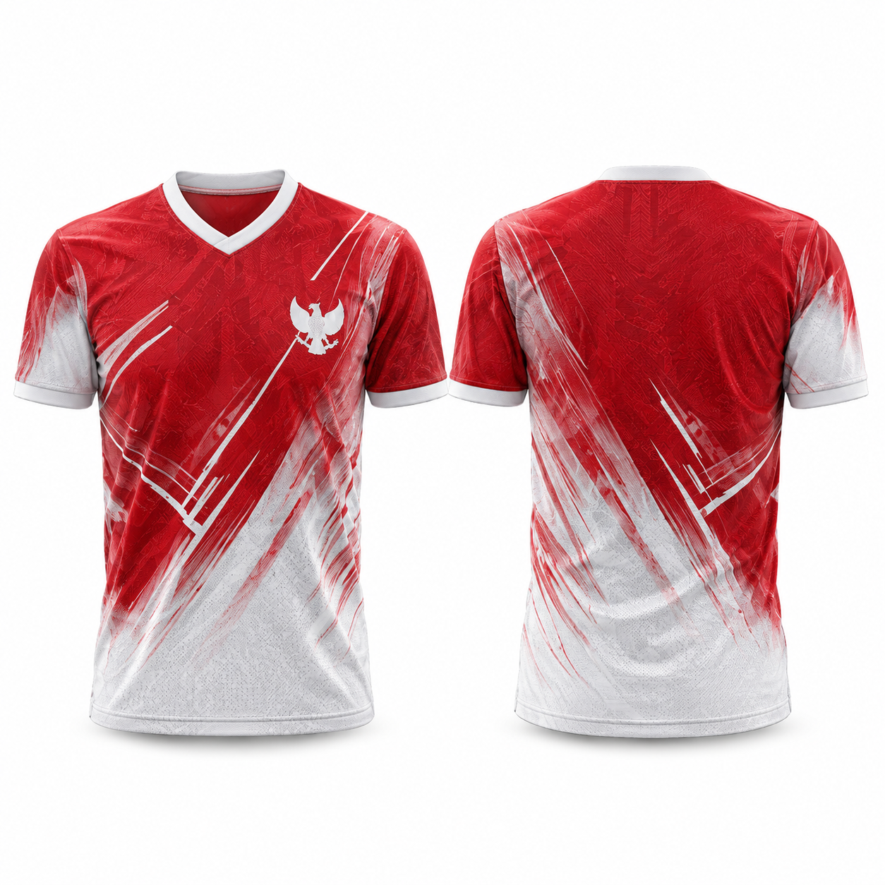 Garuda Motion, jersey Agustusan tampak depan dan belakang